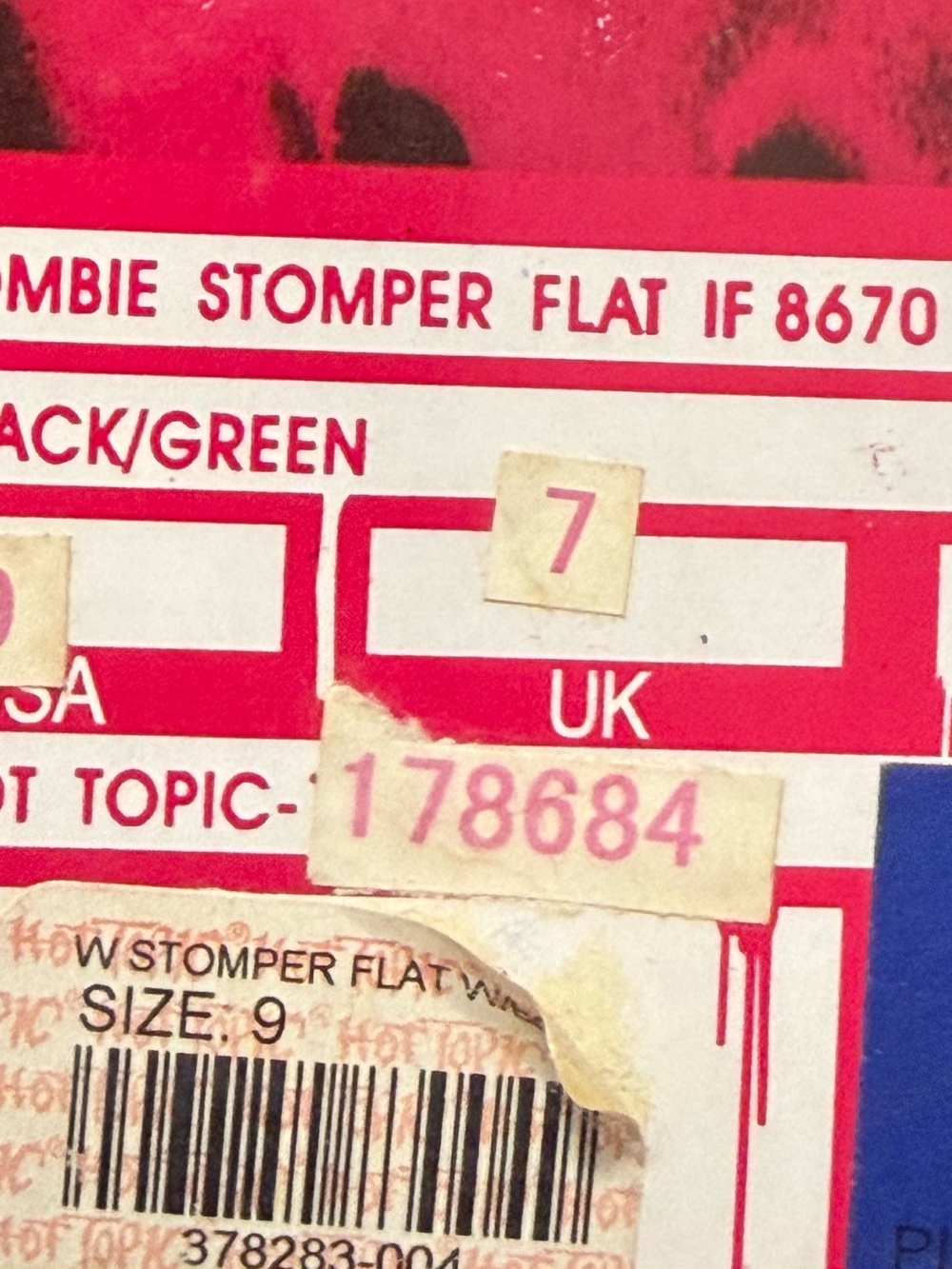 Iron Fist Zombie Stomper Flats, Green, Hot Topic 🖤 Goth, Punk, Emo, Scene - Picture 9 of 9